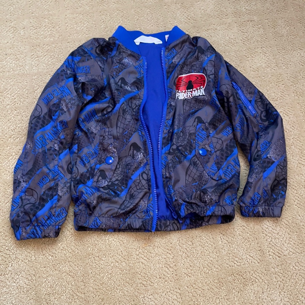 H&M Marvel Boys Spider-Man Windbreaker